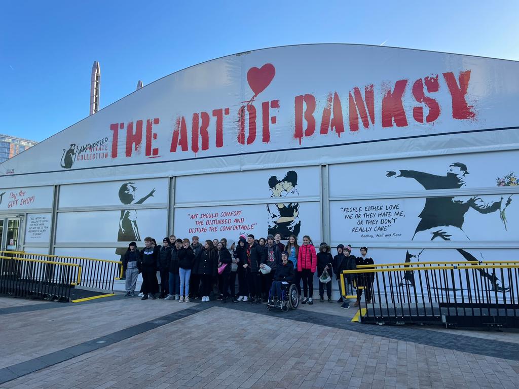 Year 8 Students Draw Experience From Banksy Exhibition